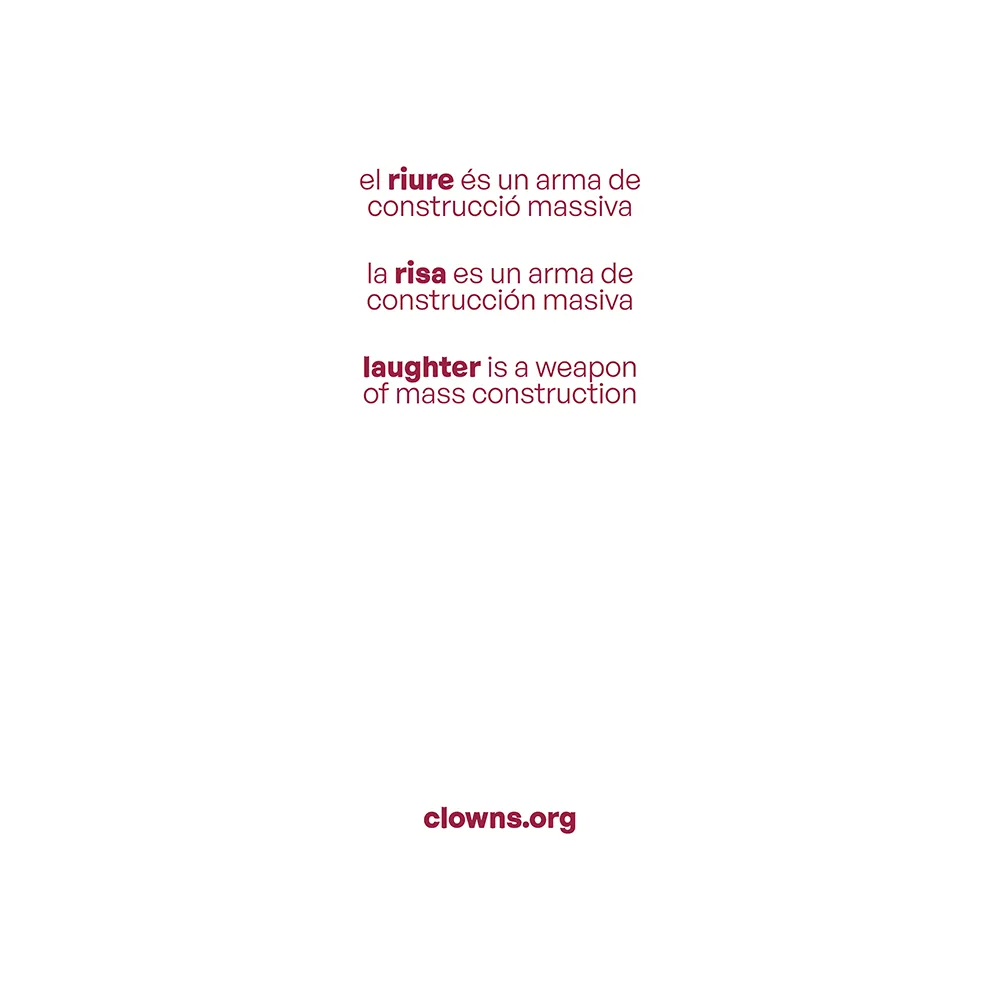 Camiseta La risa es un arma de construcción masiva Blanca (1).webp