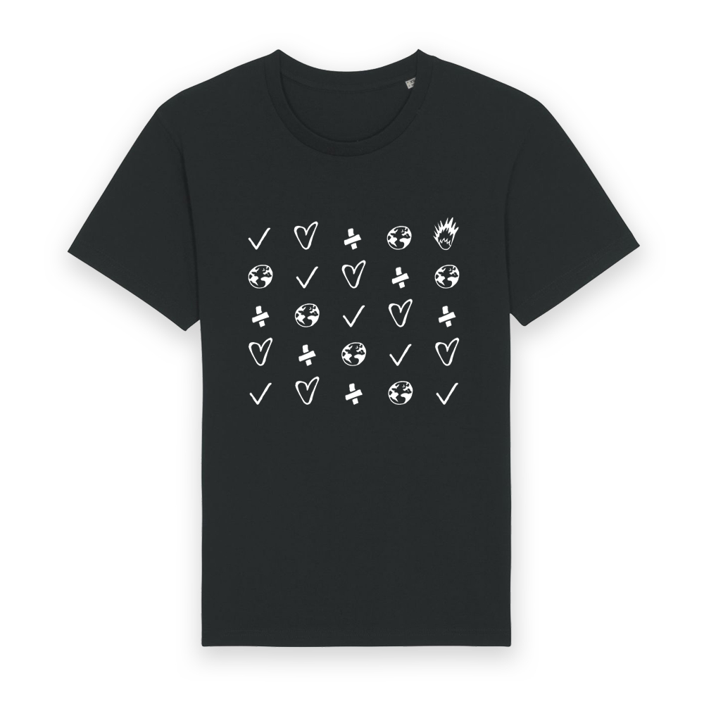 Camiseta La risa es un arma de construcción masiva Negra 